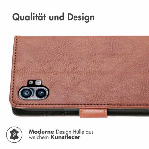 iMoshion Luxuriöse Klapphülle für das Nothing Phone (1) - Braun