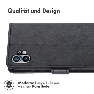 iMoshion Luxuriöse Klapphülle für das Nothing Phone (1) - Schwarz