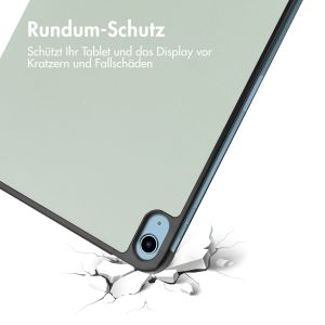 iMoshion Trifold Klapphülle für das iPad 10 (2022) 10.9 Zoll - Hellgrün