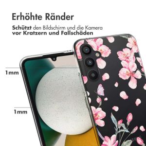 iMoshion Design Hülle für das Samsung Galaxy A34 (5G) - Blume - Rosa