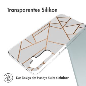 iMoshion Design Hülle für das Samsung Galaxy A54 (5G) - White Graphic