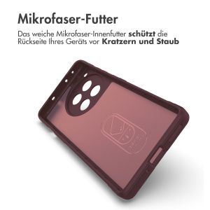 iMoshion EasyGrip Back Cover für das OnePlus 12R - Aubergine