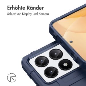 iMoshion Rugged Shield Backcover für das Xiaomi Poco X6 Pro - Dunkelblau