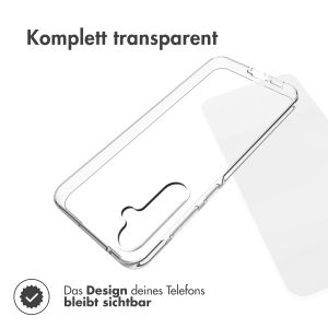 Accezz TPU Clear Cover für das Samsung Galaxy A55 - Transparent