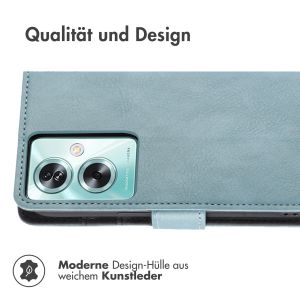 iMoshion Luxuriöse Klapphülle für das OnePlus Nord N30 SE - Hellblau