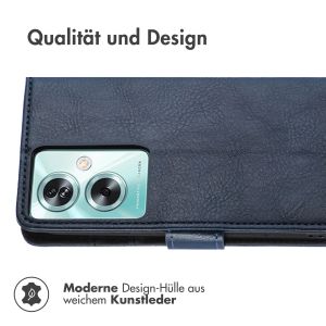 iMoshion Luxuriöse Klapphülle für das OnePlus Nord N30 SE - Dunkelblau