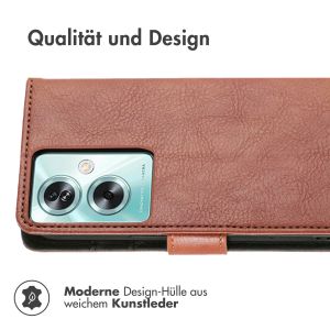 iMoshion Luxuriöse Klapphülle für das OnePlus Nord N30 SE - Braun