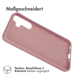 iMoshion Color TPU Hülle für das Samsung Galaxy A35 - Dusty Pink