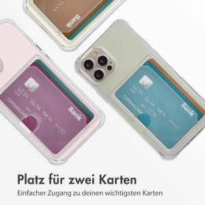 iMoshion Soft Case Back Cover mit Kartenhalter für das iPhone 12 Pro - Transparent