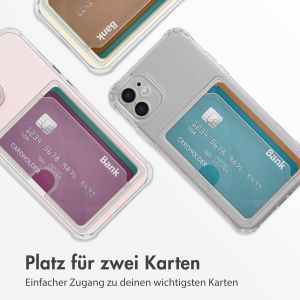 iMoshion Soft Case Back Cover mit Kartenhalter für das iPhone 11 - Transparent