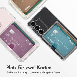 iMoshion Soft Case Back Cover mit Kartenhalter für das Samsung Galaxy S23 - Transparent