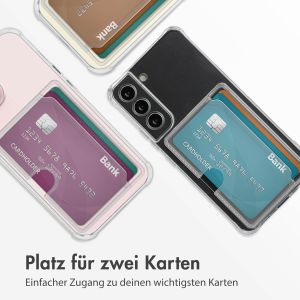 iMoshion Soft Case Back Cover mit Kartenhalter für das Samsung Galaxy S22 - Transparent