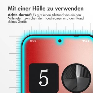 Accezz Screen Protector aus gehärtetem Glas für das Nothing Phone 2a