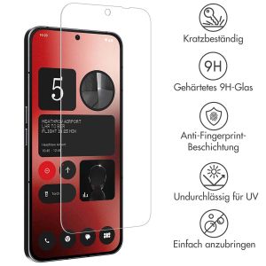 Accezz Screen Protector aus gehärtetem Glas für das Nothing Phone 2a