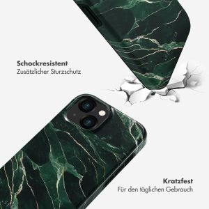 Selencia Vivid Back Cover für das iPhone 15  - Chic Marble Quartz