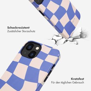 Selencia Vivid Back Cover für das iPhone 13 - Groovy Sapphire Blue