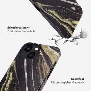 Selencia Vivid Back Cover für das iPhone 13 - Chic Marble