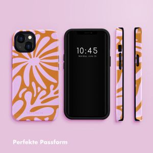 Selencia Vivid Back Cover für das iPhone 13 - Modern Bloom Pink