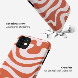Selencia Vivid Back Cover für das iPhone 11 - Dream Swirl Orange