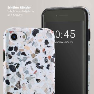 Selencia Vivid Back Cover für das iPhone SE (2022 / 2020) / 8 / 7 / 6(s) - Chic Terazzo