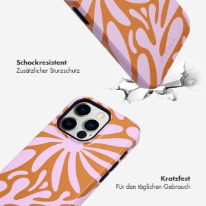 Selencia Vivid Back Cover für das iPhone 14 Pro - Modern Bloom Pink