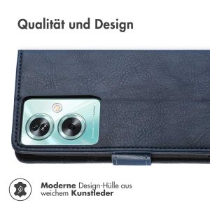 iMoshion Luxuriöse Klapphülle für das Oppo A79 - Dunkelblau
