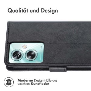 iMoshion Luxuriöse Klapphülle für das Oppo A79 - Schwarz