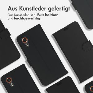 Accezz Wallet TPU Klapphülle für das Samsung Galaxy Xcover 7 - Schwarz