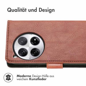 iMoshion Luxuriöse Klapphülle für das OnePlus 12 - Braun