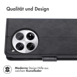 iMoshion Luxuriöse Klapphülle für das OnePlus 12 - Schwarz