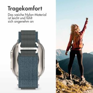 iMoshion Nylon-Armband Alpine für die Apple Watch Series 1-9 / SE - 38/40/41 mm - Blau
