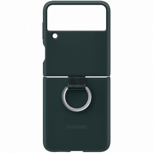 Samsung Original Silikon Cover Ring für das Galaxy Z Flip 3 - Green