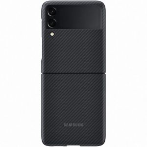 Samsung Original Aramid Standing Backcover für das Galaxy Z Flip 3 - Schwarz