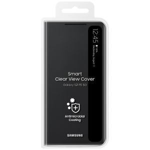 Samsung Original Clear View Cover Klapphülle für das Galaxy S21 FE - Dark Gray
