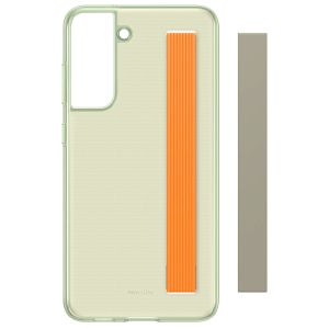 Samsung Original Slim Strap Cover für das Galaxy S21 FE - Olive Green