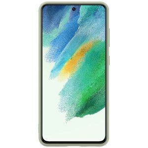 Samsung Original Silikon Cover für das Galaxy S21 FE - Olive Green