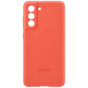 Samsung Original Silikon Cover für das Galaxy S21 FE - Coral