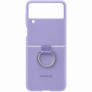 Samsung Original Silikon Cover Ring für das Galaxy Z Flip 3 - Lavender