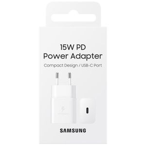 Samsung Original Power Adapter - Ladegerät - USB-C-Anschluss - Fast Charger - 15 Watt - Weiß