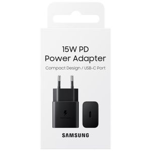 Samsung ﻿Original Power Adapter - Ladegerät - USB-C-Anschluss - Fast Charger - 15 Watt - Schwarz