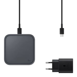 Samsung ﻿Wireless Charger Pad - Ladestation - Mit Adapter und Ladekabel - 15 Watt - Schwarz