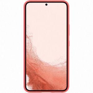 Samsung Original Silikon Cover für das Galaxy S22 - Coral