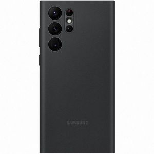 Samsung Original LED View Cover Klapphülle für das Galaxy S22 Ultra - Black