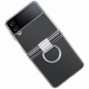 Samsung Original Silicone Clear Cover Ring für das Galaxy Z Flip 4 - Transparent