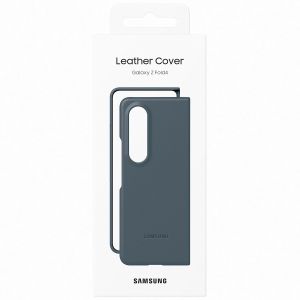 Samsung Original Leather Backcover für das Galaxy Z Fold 4 - Gray Green