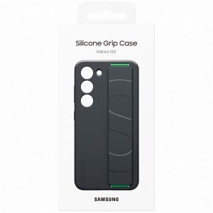 Samsung Original Grip Backcover für das Samsung Galaxy S23 - Schwarz