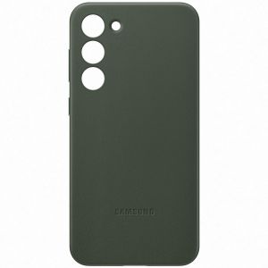 Samsung Original Leather Backcover für das Samsung Galaxy S23 Plus - Grün