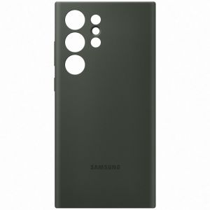 Samsung Original Silikon Cover für das Galaxy S23 Ultra - Khaki