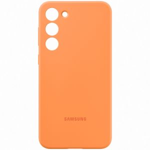 Samsung Original Silikon Cover für das Galaxy S23 Plus - Orange