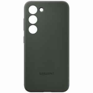 Samsung Original Silikon Cover für das Galaxy S23 - Khaki
